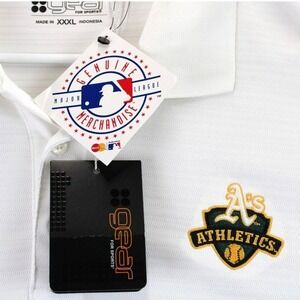 Gear for Sports Mens‎ XXXL White Oakland Athletics MLB Polo Shirt